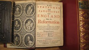 [LLOYD (David)] The States-Men and Favourites of England since theReformation, 8vo, engr. frontis,