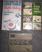 [COOKERY] CRAIG (Elizabeth) The Way to a Good Table. Electric Cookery, 8vo, silver pictorial boards,