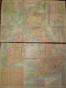[MAP] Richardson's New Chart of the British Isles, large folding col. Map (1)