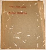 NERUDA (Pablo) We Are Many, sq. 8vo, photo-illus by Hans Ehrmann, cut-out by Jim Dine, SIGNED in