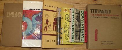 [SOUTH AMERICA] POSNANSKY, Tihuanacu, 4 vols in 2, 4to, illus., clo., & a few other vols, history