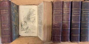 [IRISH PERIODICAL] The Dublin University Magazine. 6 vols 8vo, being volumes 1, 3, 4, 5, 6 & 8: 1)