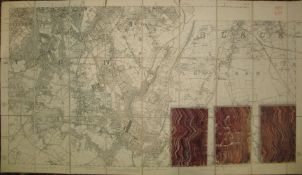 [MAPS] 4 folding Ordnance Survey Maps Kent and London SE & SW. (4)