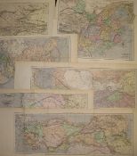 [MAPS] 6 Stanford colour maps relating to ASIA (6)