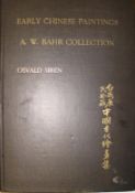 [CHINESE INTEREST] SIREN (Oswald) Early Chinese Painting from A. W. Bahr Collection, folio,