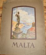 [MALTA] DINGLI (E.C.) The Colour of Malta, 4to, col. plates, n.d.