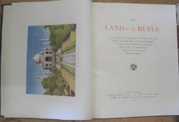 [INDIA] The Land of the Rupee, 4to, illus., clo., Bombay & Calcutta, 1912
