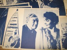 [FILM POSTERS] a collection of monotone promotional cards for 