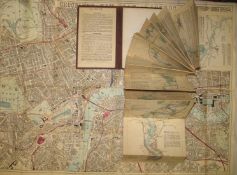 [LONDON / THAMES] Cruchley's Handy Map of London; and The Oarsman's and Angler's Map of the River