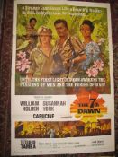 [FILM POSTERS] The 7th Dawn, USA printing, 41 x 27 inches; 