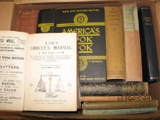 [COOKERY] LAW's Grocer's Manual, covers & inner hinges selotaped, Liverpool, [1895]; FARMER (Fannie)