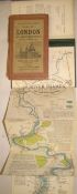 [LONDON / THAMES] W.H. Smith's Plan of London; and The Oarsman's and Angler's Map of the River