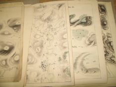 [MILITARY SURVEYING] collection of loose ink & watercolour plans, etc., on 14 paper sheets, 36 x