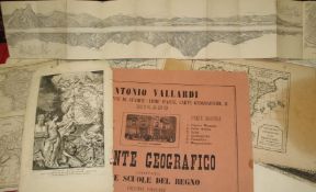[MAPS] 19 mixed maps, plans, etc. of EUROPE, incl. an allegorical title-page with map of Greece,