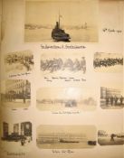 SCRAPBBOOK/ NAVAL INTEREST, assembled by Admiral Cecil N. Reyne, numerous small format photos mostly
