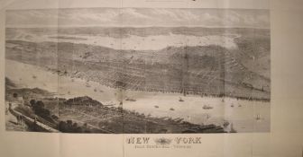 I.L.N. Panorama of NEW YORK, folds & repairs (1)