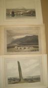 [SCOTLAND] DANIELL (W.) 3 x hand-col'd aquatints, early 19th c., unframed (3)