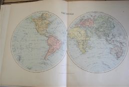 [ATLAS] Chambers School Atlas, 4to, 34 col. maps, cloth, L., 1875