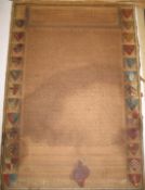 MAGNA CARTA. PINE (John) engraver / publisher, engraving with hand-col'd armorials border, trimmed