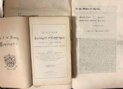 [IRELAND & KENT] COPINGER (W.) History of the Copingers or Coppingers, lge 8vo, 2 large folding