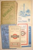 [MAPS] 6 folding maps: LT Bus Map; LT Trolleybus & Tram Map; LU Tramways Guide; Bacon's Cycling Road