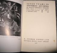 HODSON (A.W.) Seven Years in Southern Abyssinia, 8vo, plates as called for, clo., 1st Edn., L.,