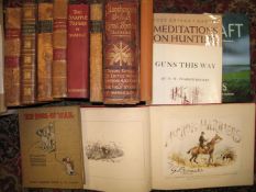 HUNTING / SPORTS, misc., incl. Antiquarian, ALDIN, Dogs of War, etc. (1 box)