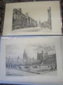 PRINTS, b/w & colour, 20th c., various artists incl. H. Rushbury, Muirhead Bone, et al. (q).