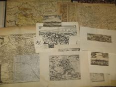 [MAPS] 25 assorted maps & plans of Europe -Germany, Holland, etc. (25)