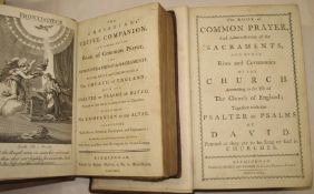 [PROVINCIAL IMPRINTS] BOOK of COMMON PRAYER, 8vo, reversed calf (upper hinge detached),