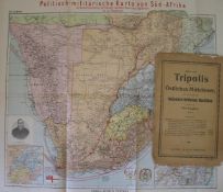 [MAPS - AFRICA] PERTHES (Jules) South Africa [and] Tripoli, sm. Folio with folding maps and