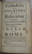 GODDEN (Thomas) Catholicks no Idolaters. Or, a Full Refutation of Doctor Stillingfleet, 8vo,