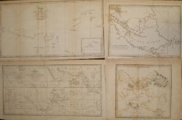 [MAPS] 6 b/w charts relating to VOYAGES (6)