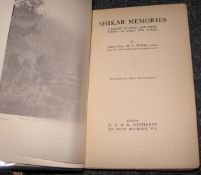 [INDIA / BURMA] WOOD (Lt.-Col. H.) Shikao Memoirs, 8vo, plates as called for, clo., 1st Edn., L., [