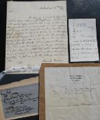 [ART & ARTISTS] 4 pp. a.l.s., JOHN EVERETT MILLAIS to an unspecified Lord, 12 Dec., 1864, re raising