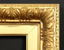 A 19th century Watts style frame, rebate size 20 x 24 , 51cm x 61cm.