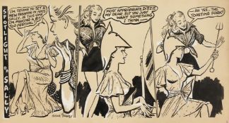 Arthur Ferrier (1891-1973) British, I m Trying To Set A New Fashion In Hats , a spotlight on Sally