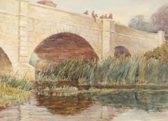 Wilfred Rene Wood, A coastal scene along with two others by the same hand, signed, all 9.5 x 13.