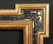 A moulded and painted frame, rebate size 24 x 26 , 61cm x 66cm.