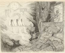 James Gillray, Published by Hannah Humphrey, Tom Paine s Nightly Pest , engraving, 12 x 14