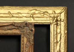 An early 20th century gilt composition frame, rebate size 19.75 x 23.75 , 50cm x 60cm, along with