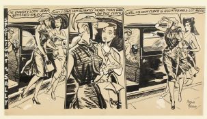 Arthur Ferrier (1891-1973) British, He Doesn t Look Very Satisfied Sally , a spotlight on Sally