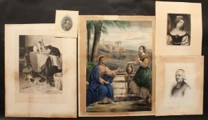 A collection of 19th century and earlier unframed prints, various sizes, (qty).