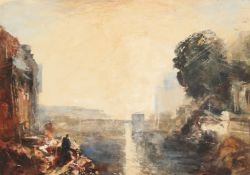 Hercules Brabazon Brabazon (1821-1906) British, after Turner The Dido Building, Carthage ,