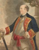 Richard Purser after Reynolds, Marquis of Grandby , hand coloured Mezzotint, 15.5 x 11.5 . (