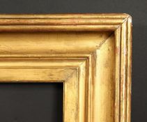 A 19th century hollow frame, rebate size 33.5 x 41.5 , 85cm x 105cm.