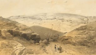 Two plates from Simpsons War of The East , including The Valley of the Shadow of Death , 19th