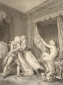 Francois De Quevau Viller after Antoine Borel, L indiscret along with companion Le Contre Temps ,