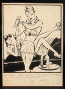 Arthur Ferrier (1891-1973) British, I Forgot What They Call People Out East , a spotlight on Sally