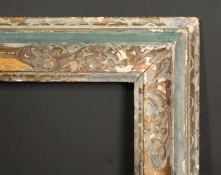 A 19th century carved Lely panel frame, 44 x 77.5 , 113cm x 197cm.